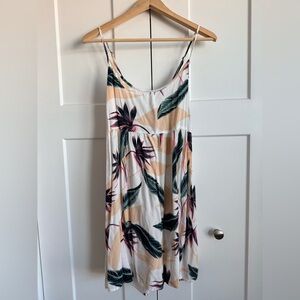 Floral Roxy Adjustable Strap Dress